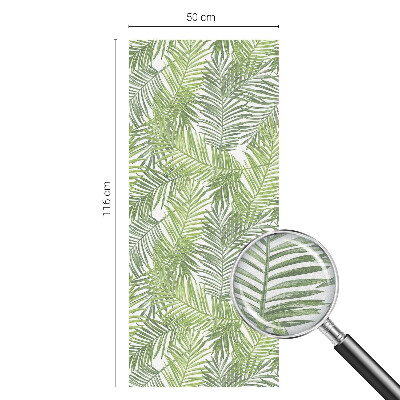 Fólia na sklo na ochranu súkromia Rastlinné vzory