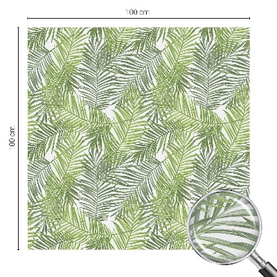 Fólia na sklo na ochranu súkromia Rastlinné vzory