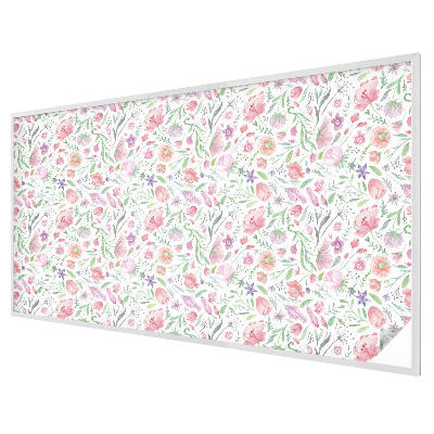 Ochranná fólia na sklo vitráž Kvetinový vzor