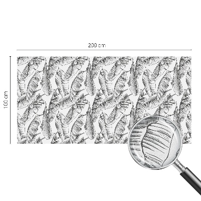 Fólia na sklo na ochranu súkromia Tropické listy