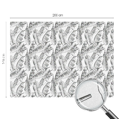 Fólia na sklo na ochranu súkromia Tropické listy