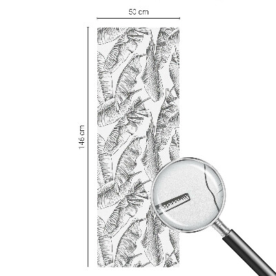 Fólia na sklo na ochranu súkromia Tropické listy