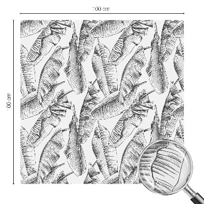 Fólia na sklo na ochranu súkromia Tropické listy