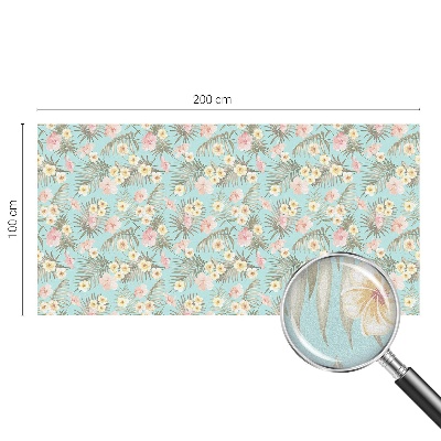 Nepriehľadná fólia na okno Tropický vzor