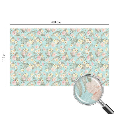 Nepriehľadná fólia na okno Tropický vzor