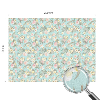 Nepriehľadná fólia na okno Tropický vzor