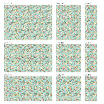 Nepriehľadná fólia na okno Tropický vzor