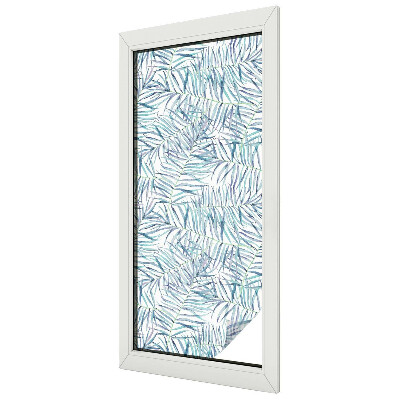 Ochranná fólia na sklo vitráž Botanický vzor