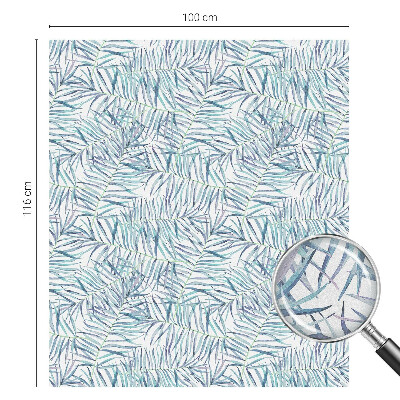 Ochranná fólia na sklo vitráž Botanický vzor