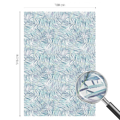 Ochranná fólia na sklo vitráž Botanický vzor