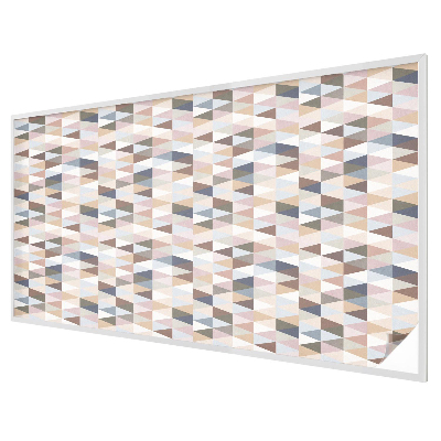 Matná fólia na okno vitráž Pastelová symetria