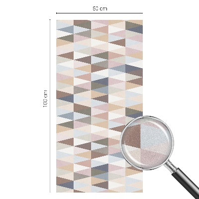 Matná fólia na okno vitráž Pastelová symetria