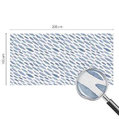 Samolepiaca fólia na sklo vitrážová Modré ťahy