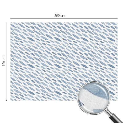 Samolepiaca fólia na sklo vitrážová Modré ťahy