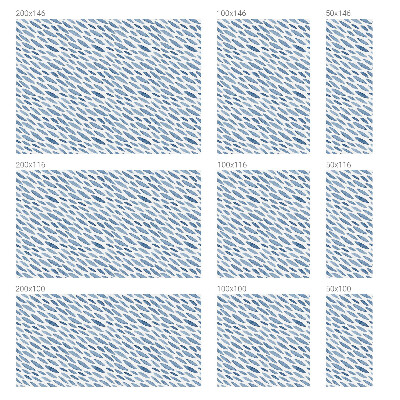 Samolepiaca fólia na sklo vitrážová Modré ťahy