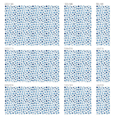 Fólia na sklo na ochranu súkromia Akvarelové bodky