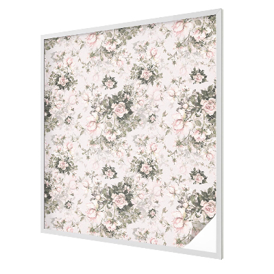 Ochranná fólia na sklo vitráž Kvetinová krása