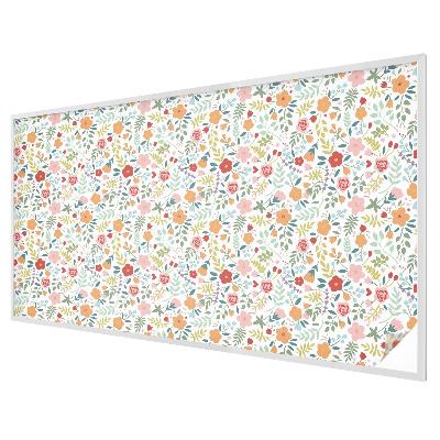 Nepriehľadná fólia na okno Kvetinový vzor