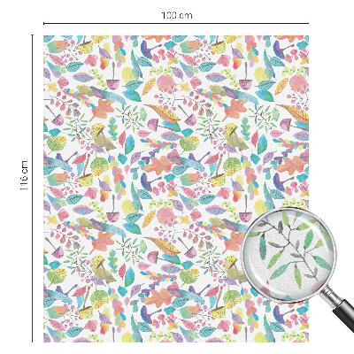 Samolepiaca fólia na sklo vitrážová Farebné zloženie