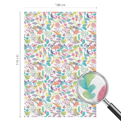 Samolepiaca fólia na sklo vitrážová Farebné zloženie