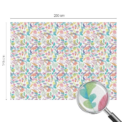 Samolepiaca fólia na sklo vitrážová Farebné zloženie