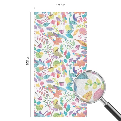 Samolepiaca fólia na sklo vitrážová Farebné zloženie