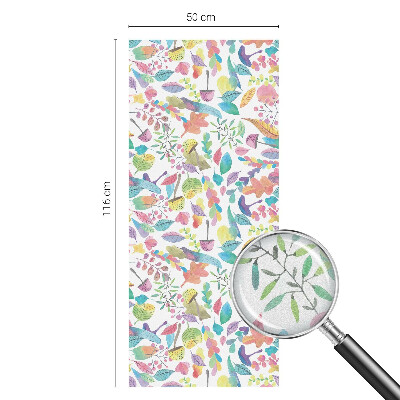 Samolepiaca fólia na sklo vitrážová Farebné zloženie