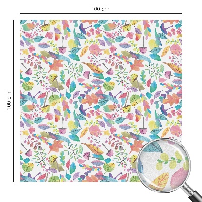 Samolepiaca fólia na sklo vitrážová Farebné zloženie