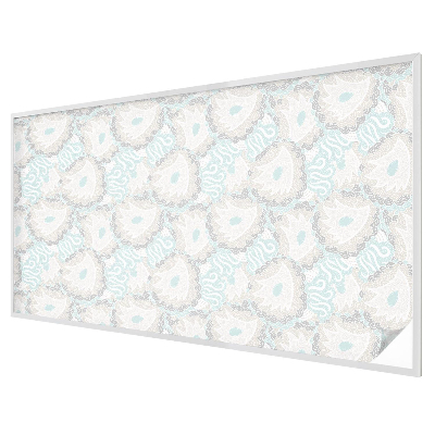 Matná fólia na okno vitráž Jemné pierka