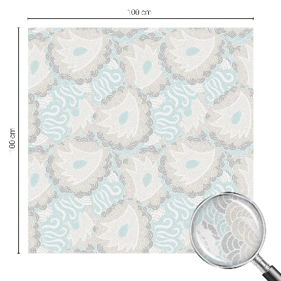 Matná fólia na okno vitráž Jemné pierka