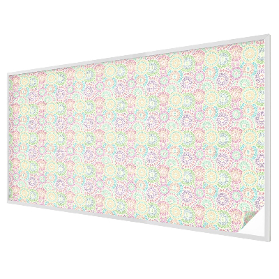 Ochranná fólia na sklo vitráž Farebné mandaly