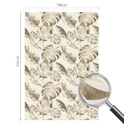 Matná fólia na okno vitráž Tropické rastliny