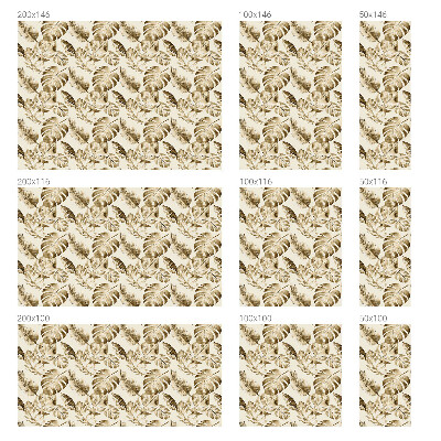 Matná fólia na okno vitráž Tropické rastliny