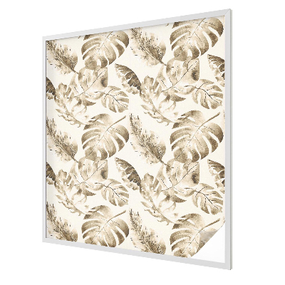 Matná fólia na okno vitráž Tropické rastliny