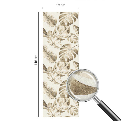 Matná fólia na okno vitráž Tropické rastliny