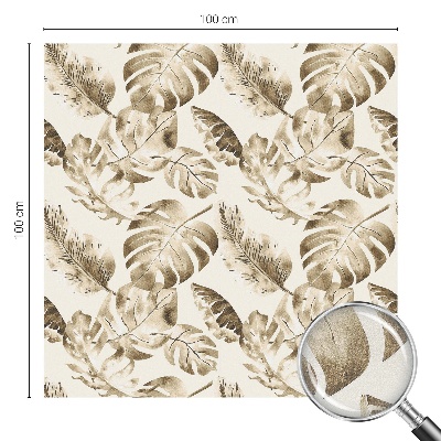 Matná fólia na okno vitráž Tropické rastliny