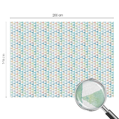 Ochranná fólia na sklo vitráž Geometrické trojuholníky