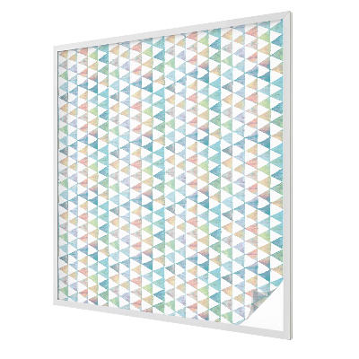 Ochranná fólia na sklo vitráž Geometrické trojuholníky