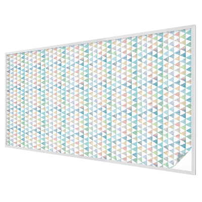 Ochranná fólia na sklo vitráž Geometrické trojuholníky