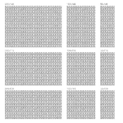 Fólia na sklo na ochranu súkromia Geometrické pruhy