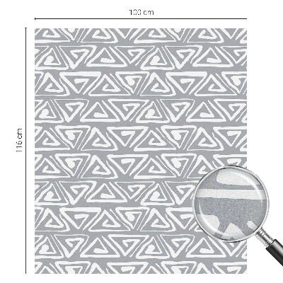 Samolepiaca fólia na sklo vitrážová Geometrický minimalizmus