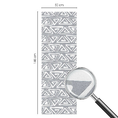 Samolepiaca fólia na sklo vitrážová Geometrický minimalizmus