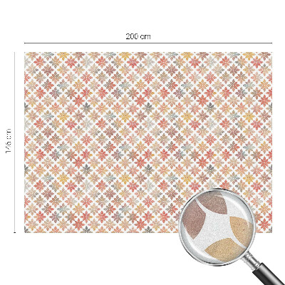 Ochranná fólia na sklo vitráž Kvetinová krása