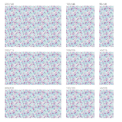 Matná fólia na okno vitráž Pastelové bodky