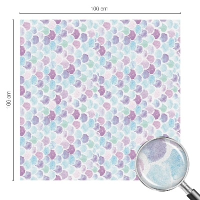 Matná fólia na okno vitráž Pastelové bodky