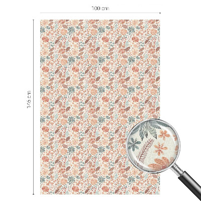 Nepriehľadná fólia na okno Kvetinový aranžmán