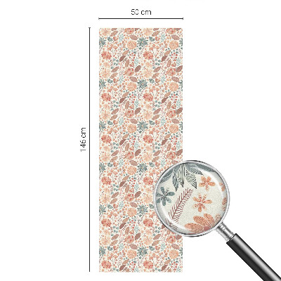 Nepriehľadná fólia na okno Kvetinový aranžmán