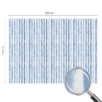 Matná fólia na okno vitráž Modré pruhy