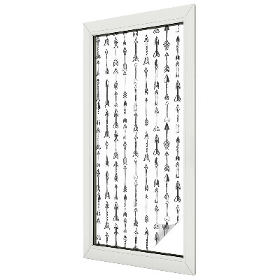 Ochranná fólia na sklo vitráž Geometrické šípky