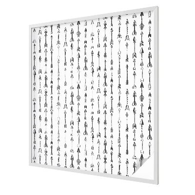 Ochranná fólia na sklo vitráž Geometrické šípky